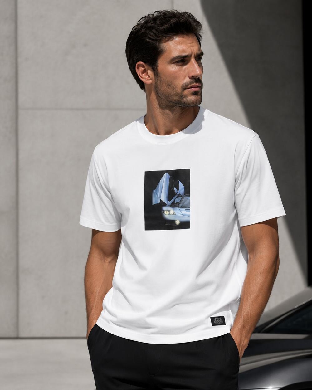 PERIOD CORRECT x McLAREN F1 Photo T-Shirt White Archive Collection M NWT